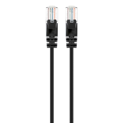 Cat6 U/UTP Slim Network Patch Cable, 14 ft., Black Image 4