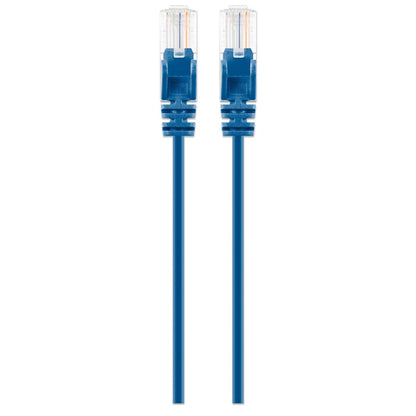 Cat6 U/UTP Slim Network Patch Cable, 14 ft., Blue Image 4