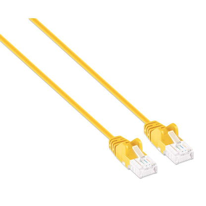 Cat6 U/UTP Slim Network Patch Cable, 14 ft., Yellow Image 2