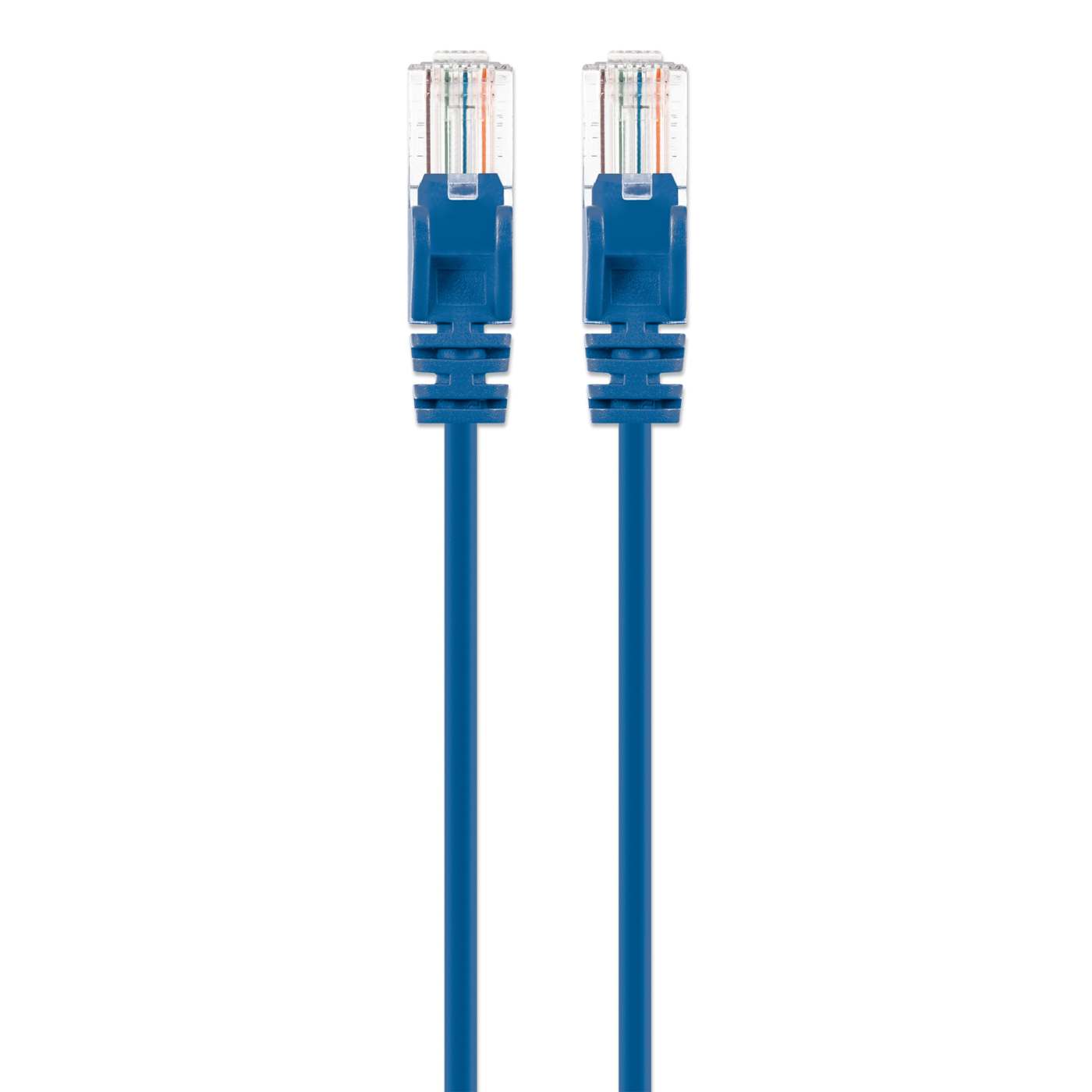 Cat6 U/UTP Slim Network Patch Cable, 1.5 ft., Blue Image 4