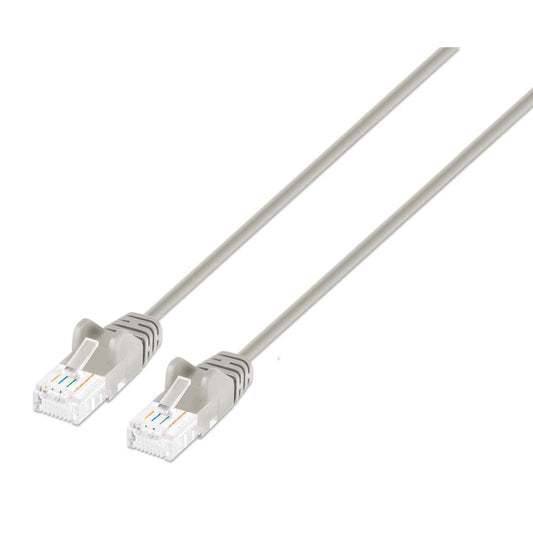 Cat6 U/UTP Slim Network Patch Cable, 1.5 ft., Gray Image 1