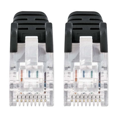 Cat6 U/UTP Slim Network Patch Cable, 3 ft., Black Image 3