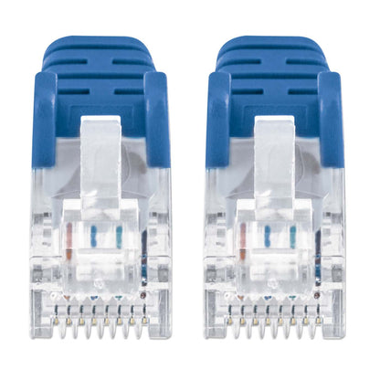 Cat6 U/UTP Slim Network Patch Cable, 3 ft., Blue Image 3