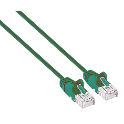 Cat6 U/UTP Slim Network Patch Cable, 3 ft., Green Image 2