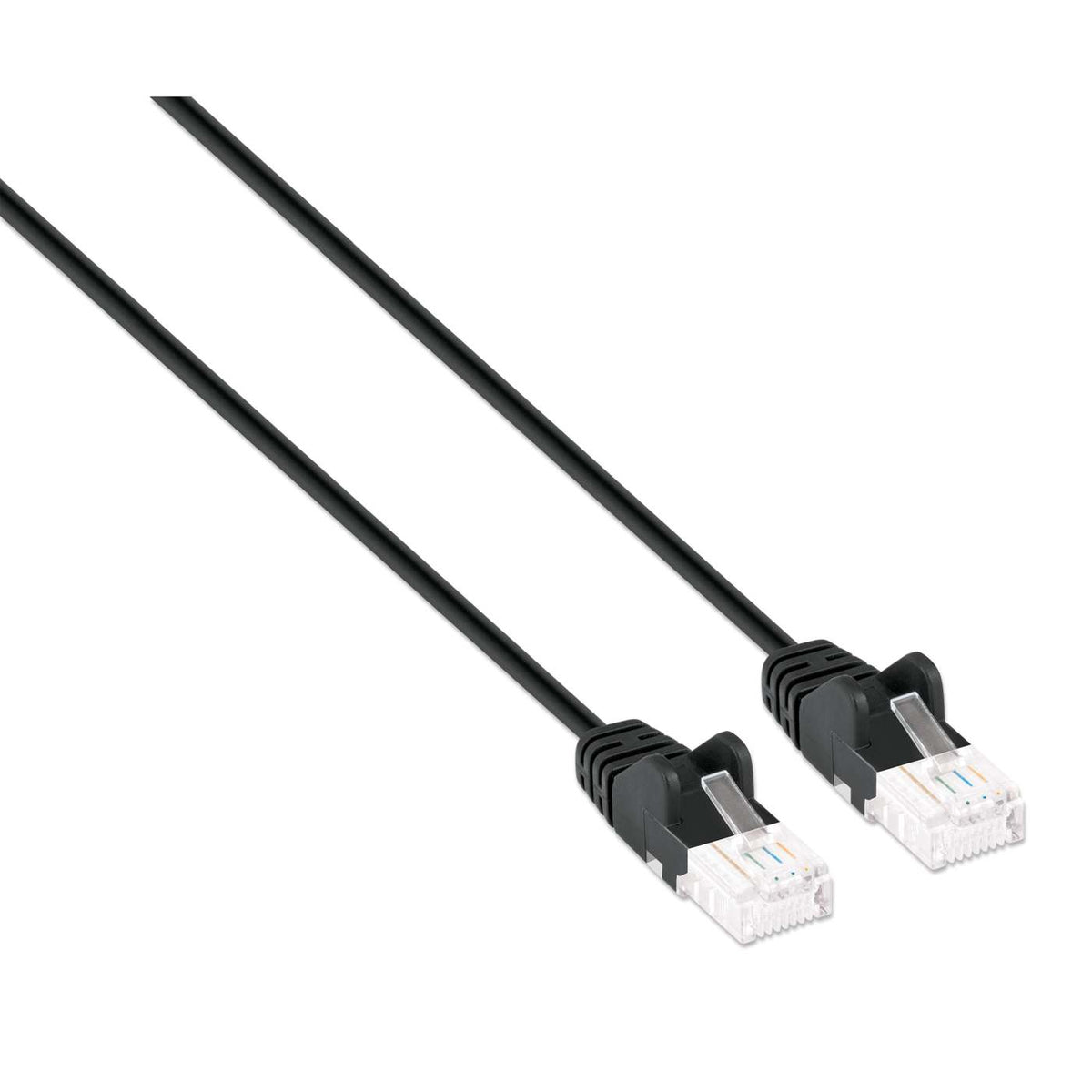 Cat6 U/UTP Slim Network Patch Cable, 5 ft., Black Image 2