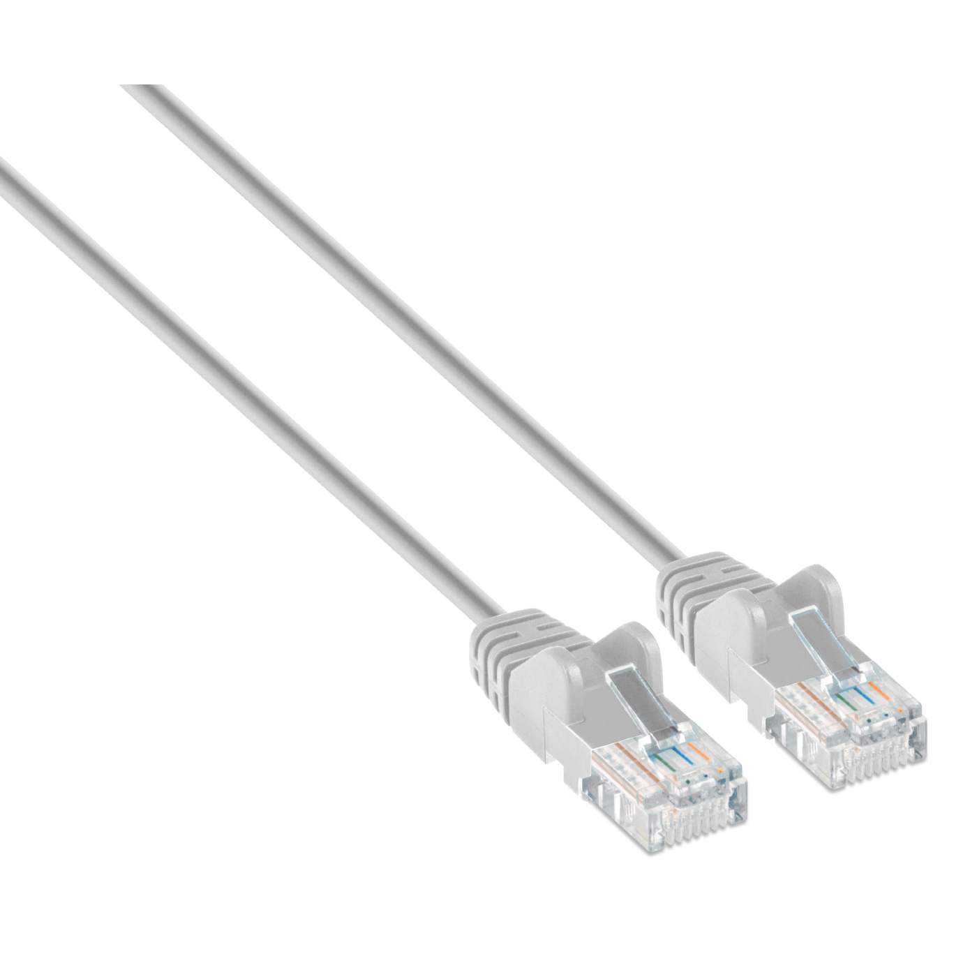 Cat6 U/UTP Slim Network Patch Cable, 7 ft., Gray Image 2