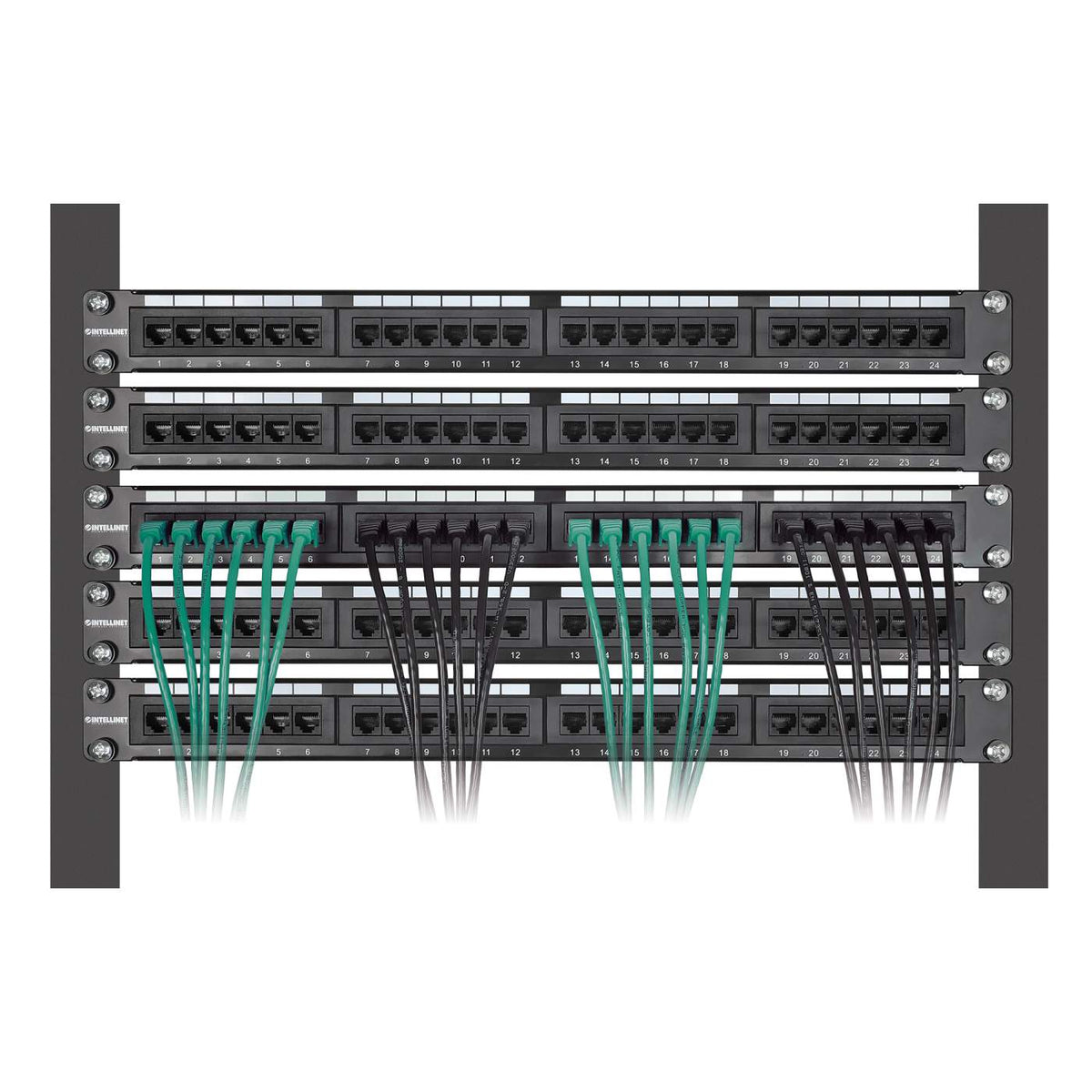 Cat6 U/UTP Slim Network Patch Cable, 7 ft., Green, 10-Pack Image 6