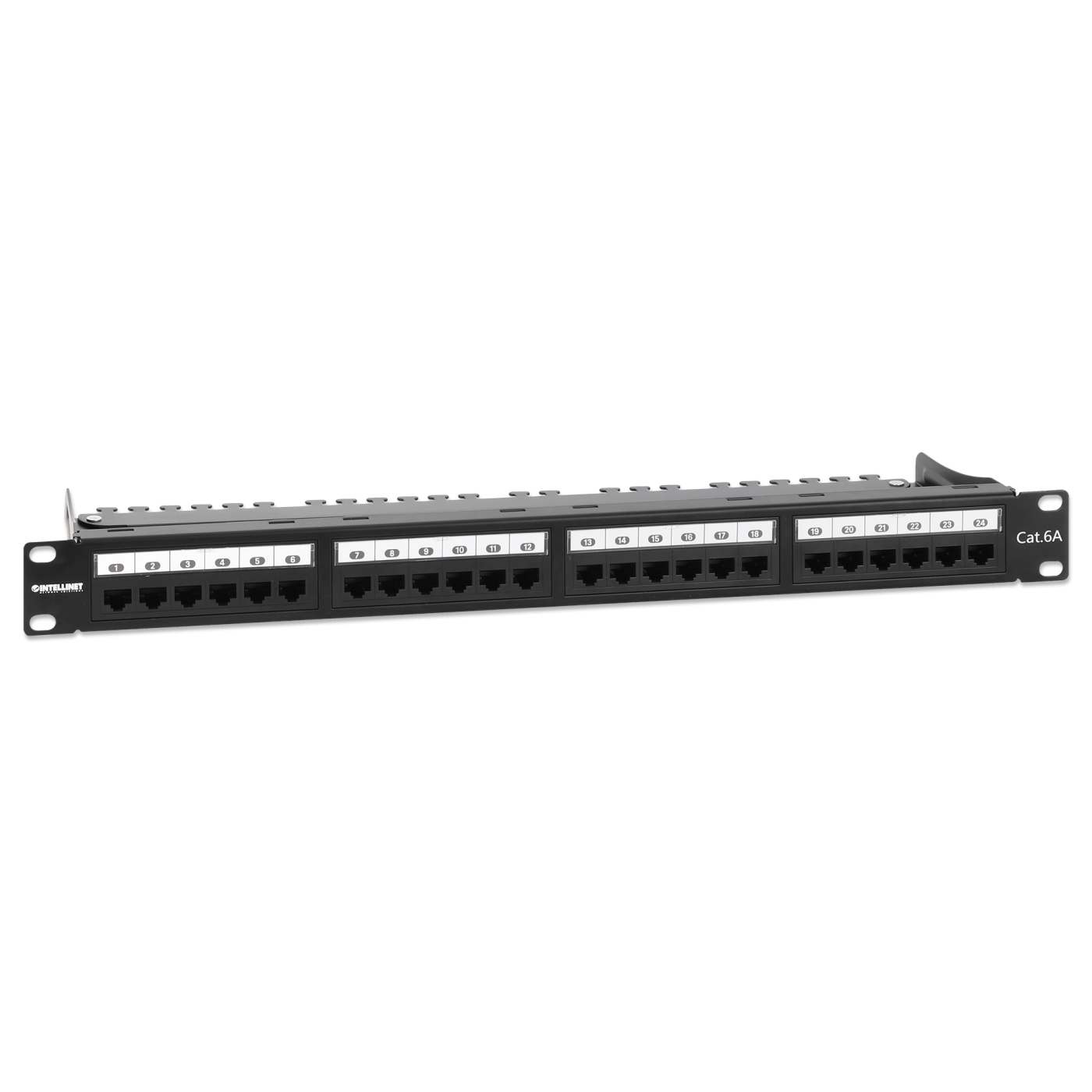 Cat6a 10G 24-Port Patch Panel, 1U Image 2