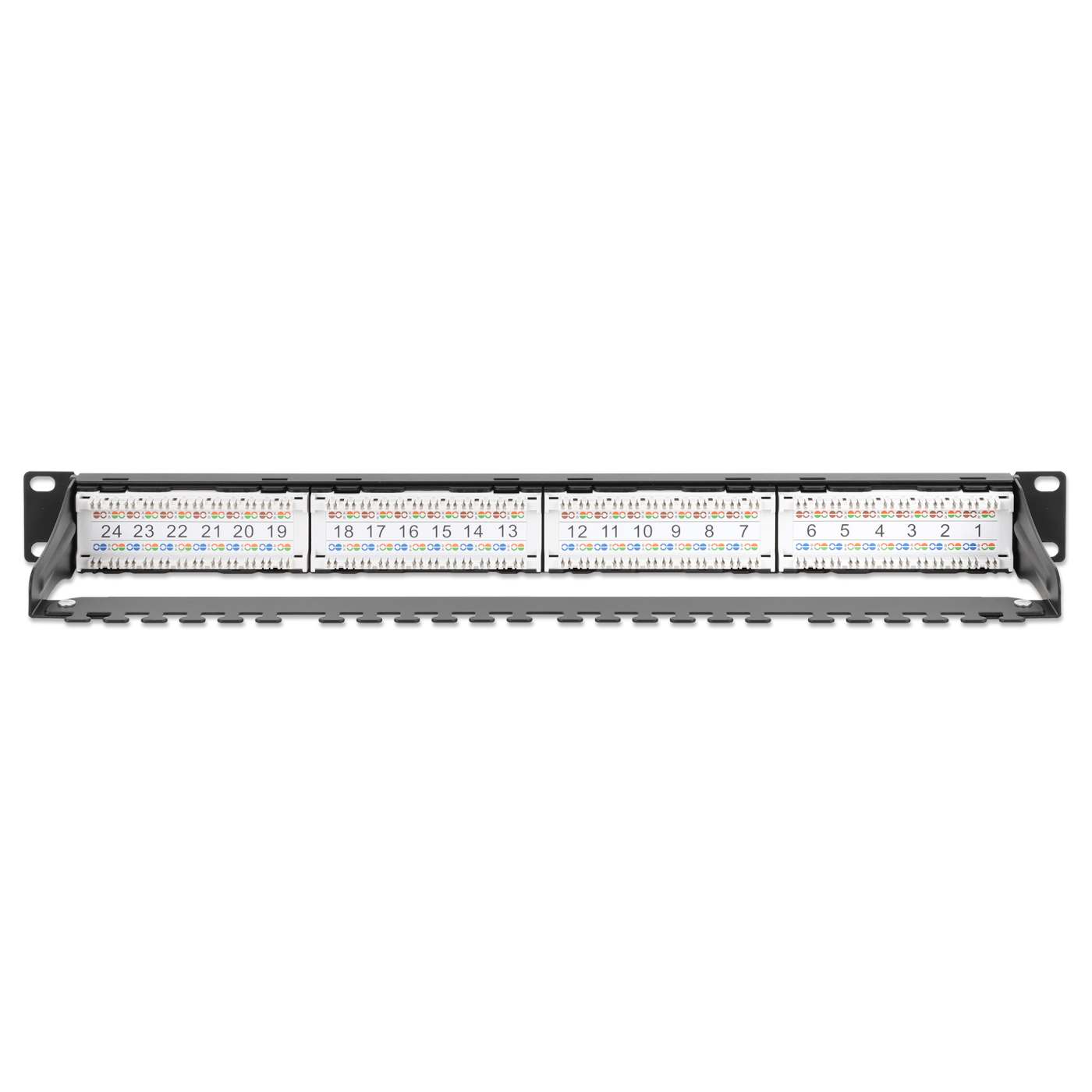 Cat6a 10G 24-Port Patch Panel, 1U Image 4