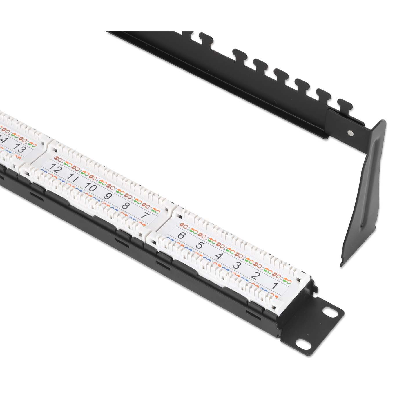 Cat6a 10G 24-Port Patch Panel, 1U Image 6