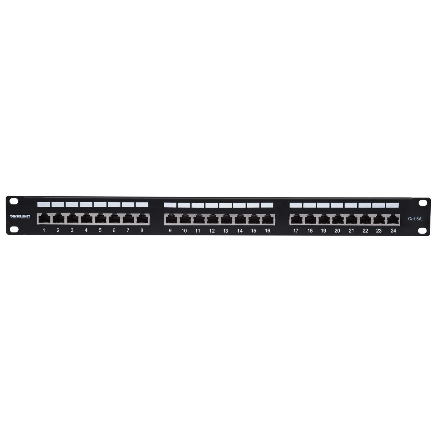Cat6a 10G Shielded 24-Port Patch Panel, 1U Image 3