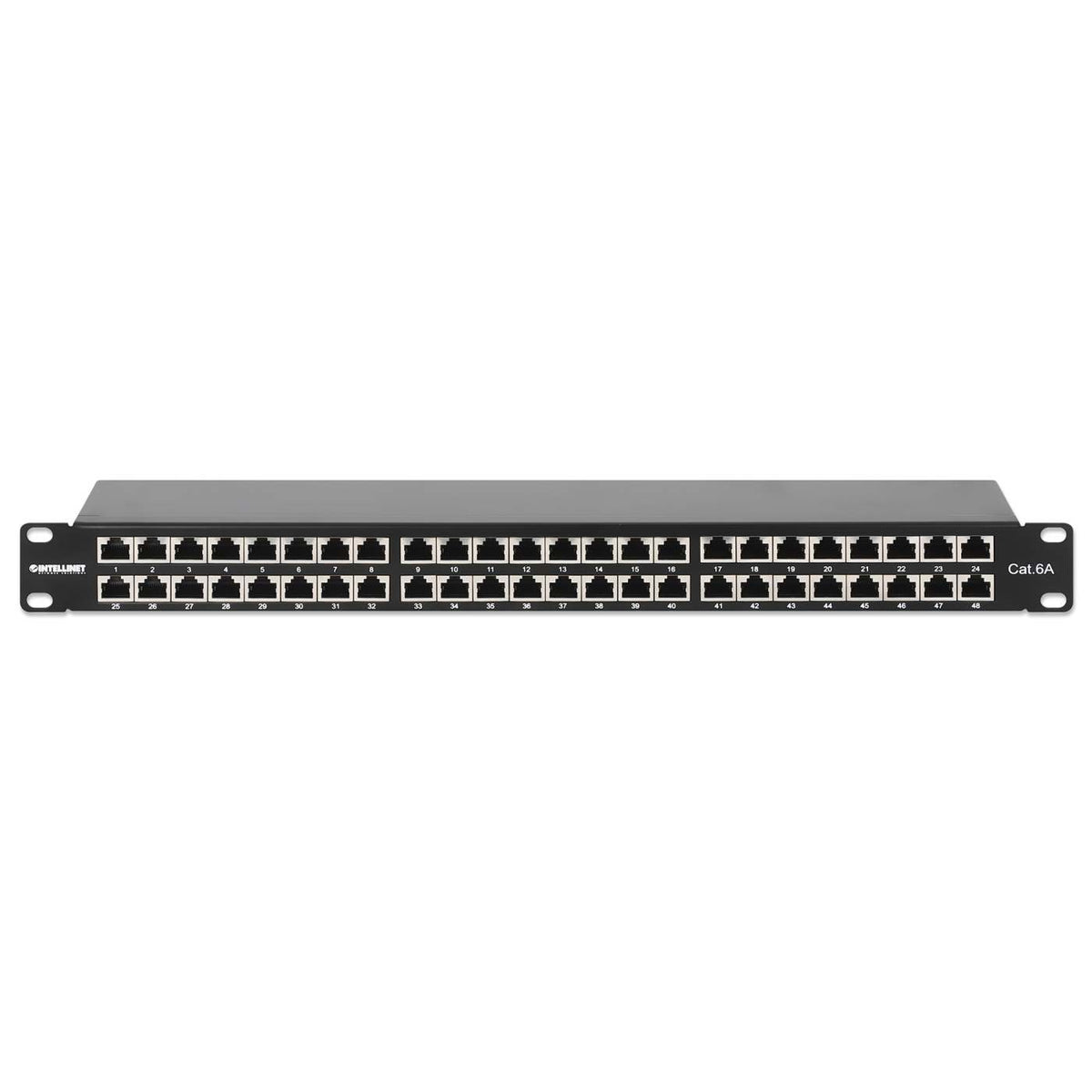 Cat6a 10G Shielded 48-Port Patch Panel, 1U Image 3