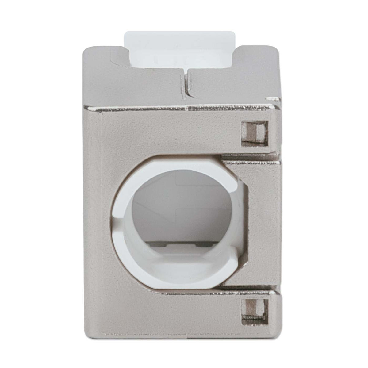 Cat6a 10G Shielded Toolless Keystone Jack, Silver Image 4