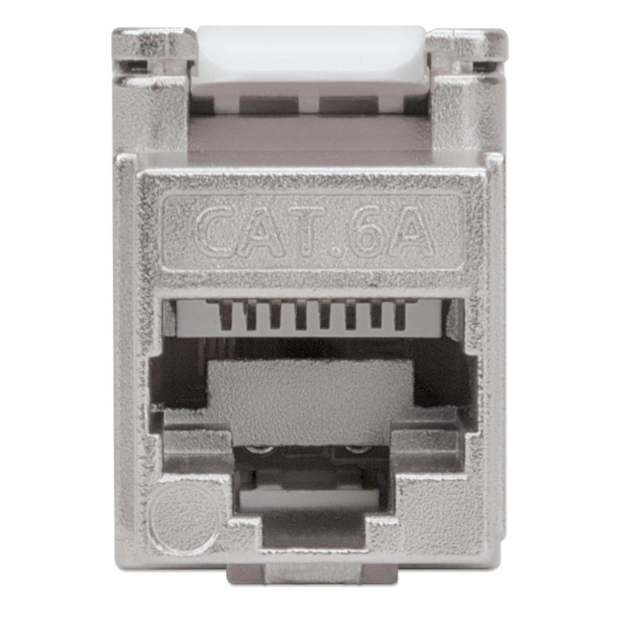 Cat6a 10G Shielded Toolless Keystone Jack, Silver Image 5