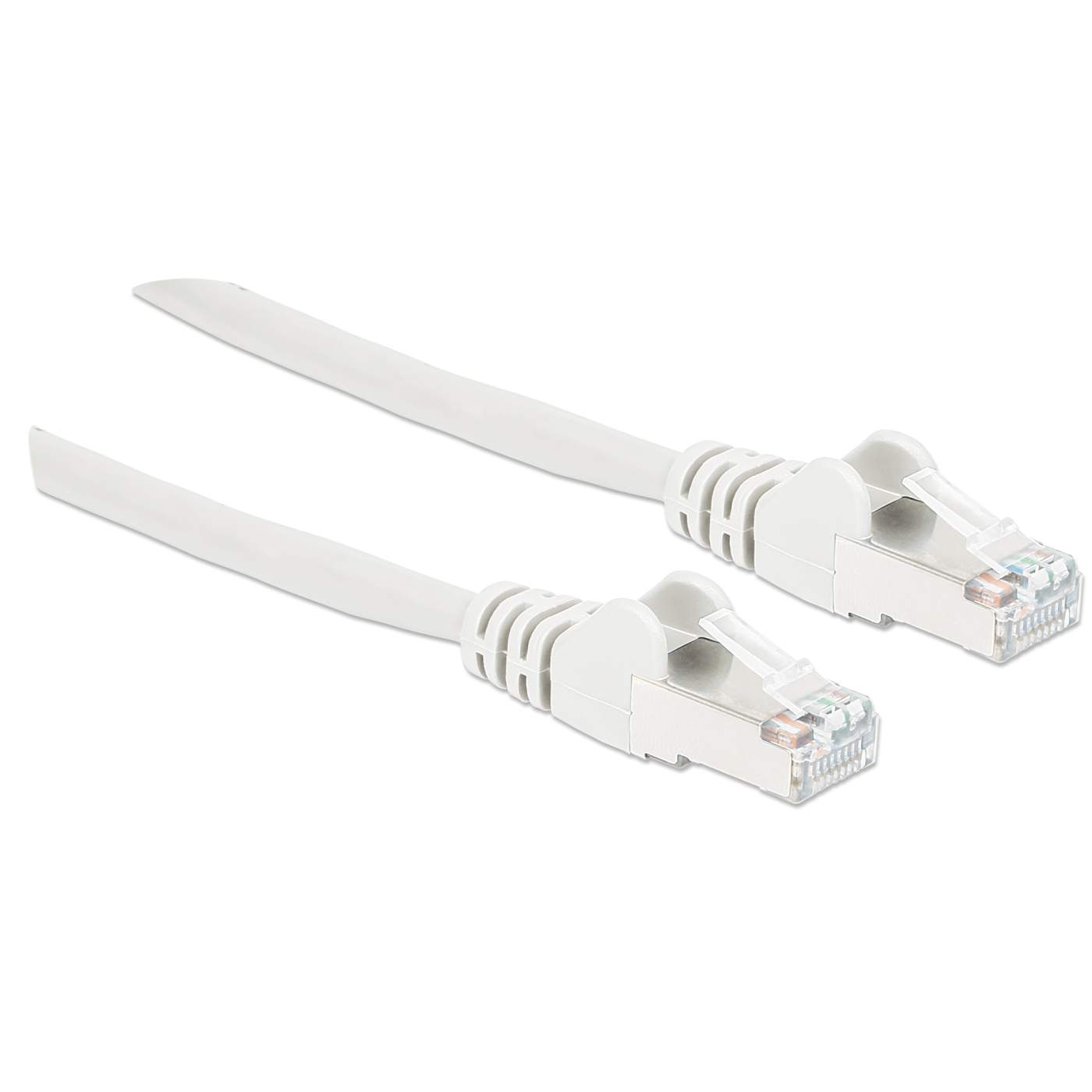 Cat6a S/FTP Network Patch Cable, 1 ft., White Image 3