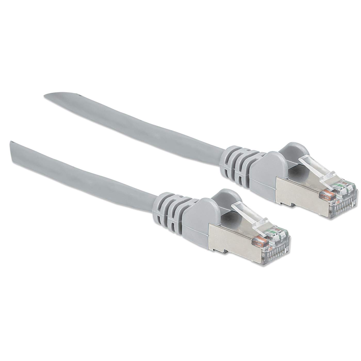 Cat6a S/FTP Network Patch Cable, 10 ft., Gray Image 3