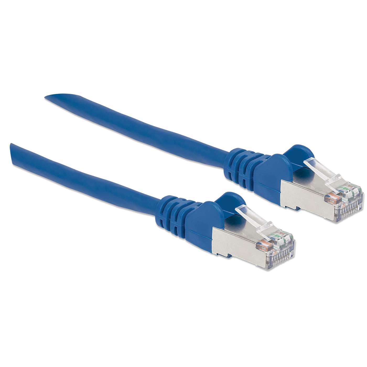 Cat6a S/FTP Patch Cable, 1 ft., Blue Image 2