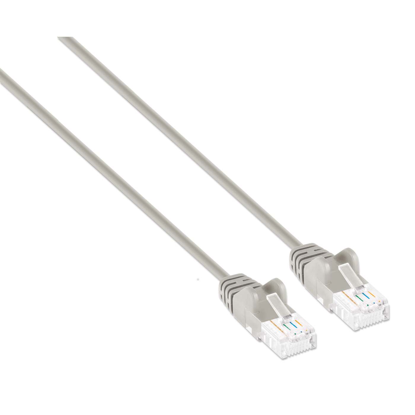 Cat6a U/UTP Slim Network Patch Cable, 10 ft., Gray Image 2