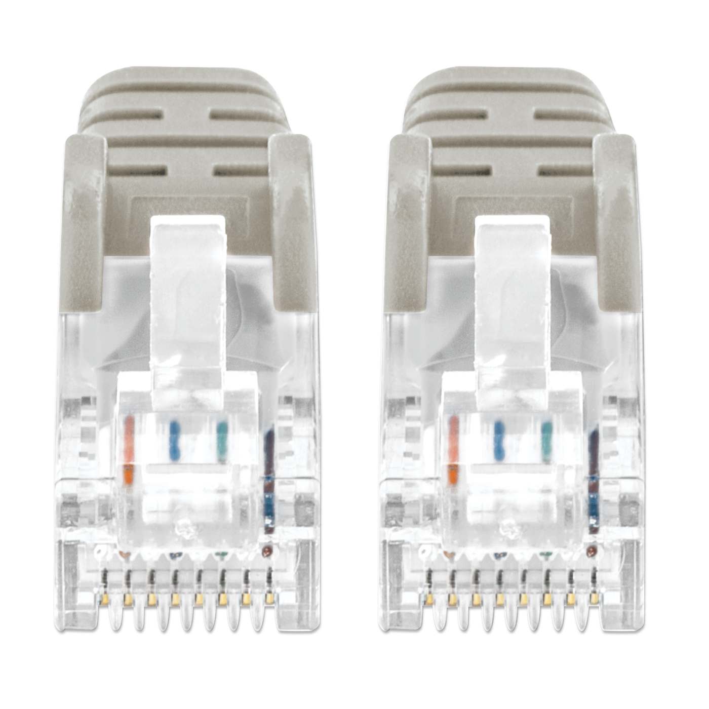 Cat6a U/UTP Slim Network Patch Cable, 10 ft., Gray Image 3