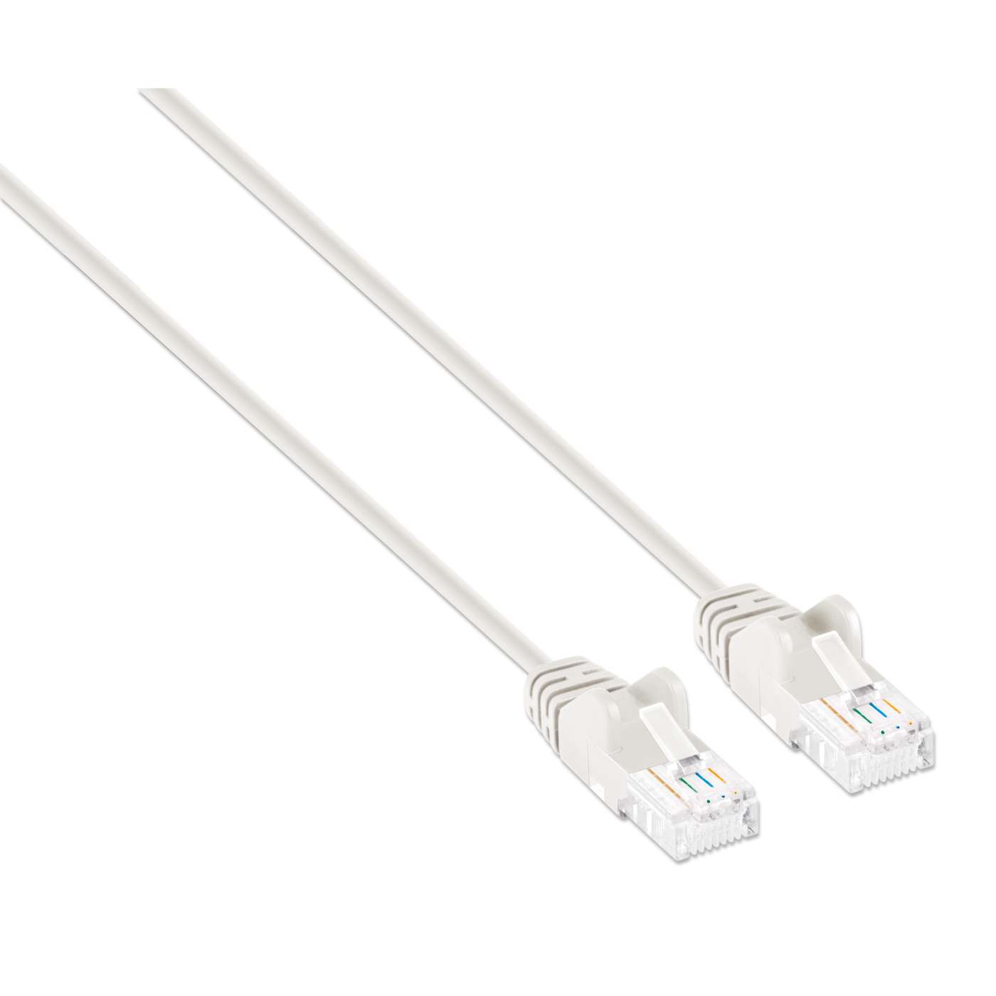 Cat6a U/UTP Slim Network Patch Cable, 5 ft., White Image 2