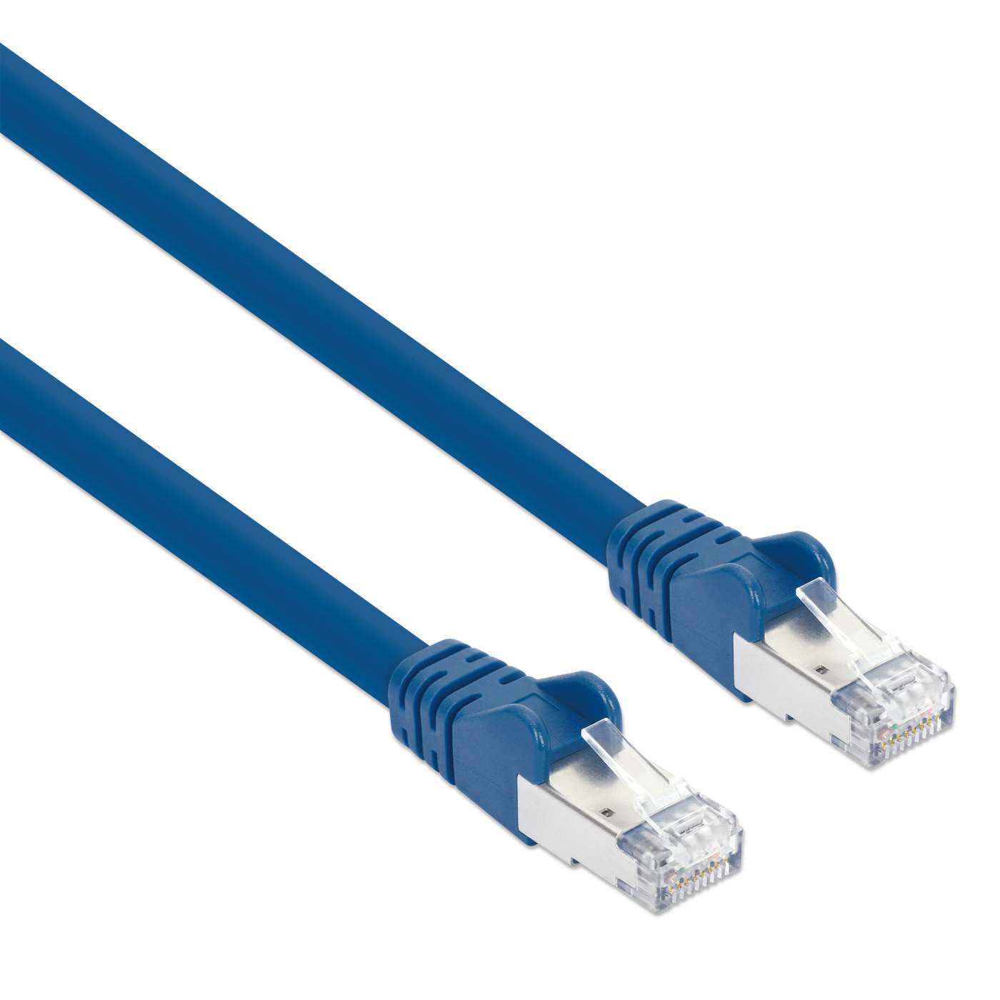 Cat8.1 S/FTP Network Patch Cable, 1 ft., Blue Image 2