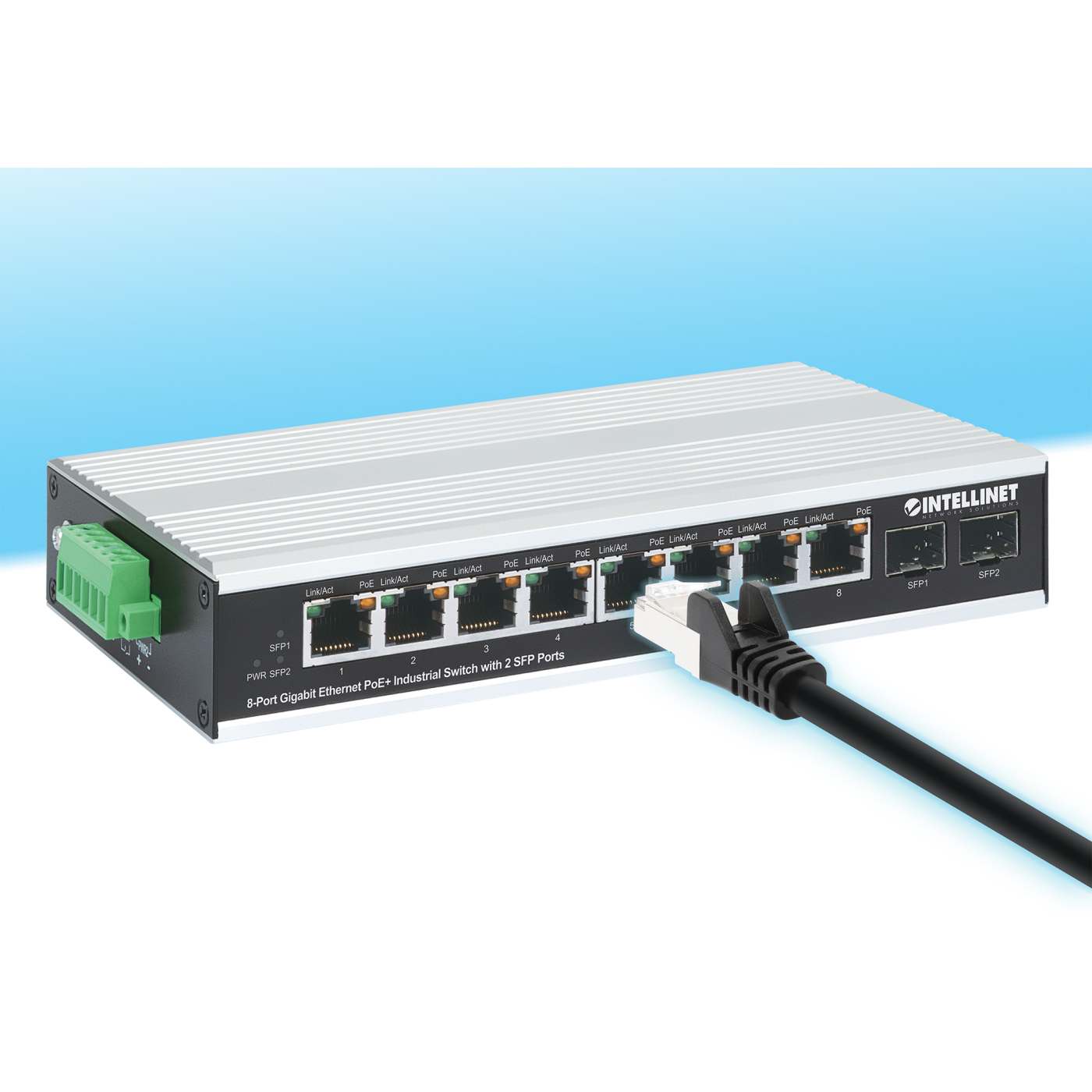 Cat8.1 S/FTP Network Patch Cable, 10 ft., Black Image 5