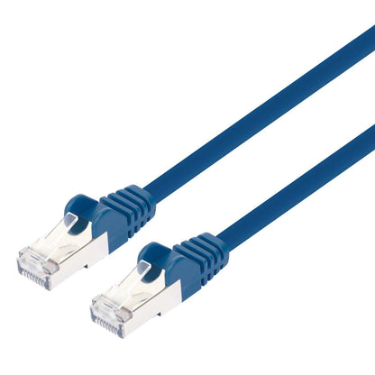 Cat8.1 S/FTP Network Patch Cable, 10 ft., Blue Image 1