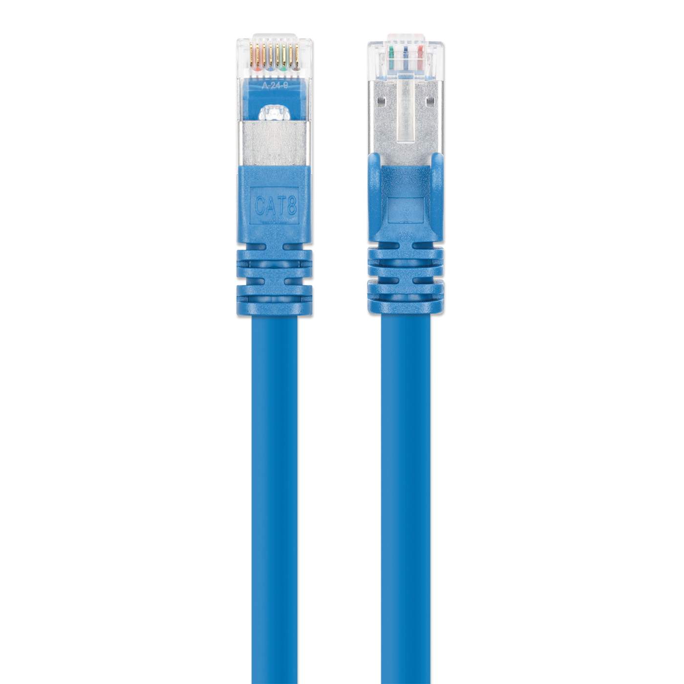 Cat8.1 S/FTP Network Patch Cable, 50 ft., Blue Image 4