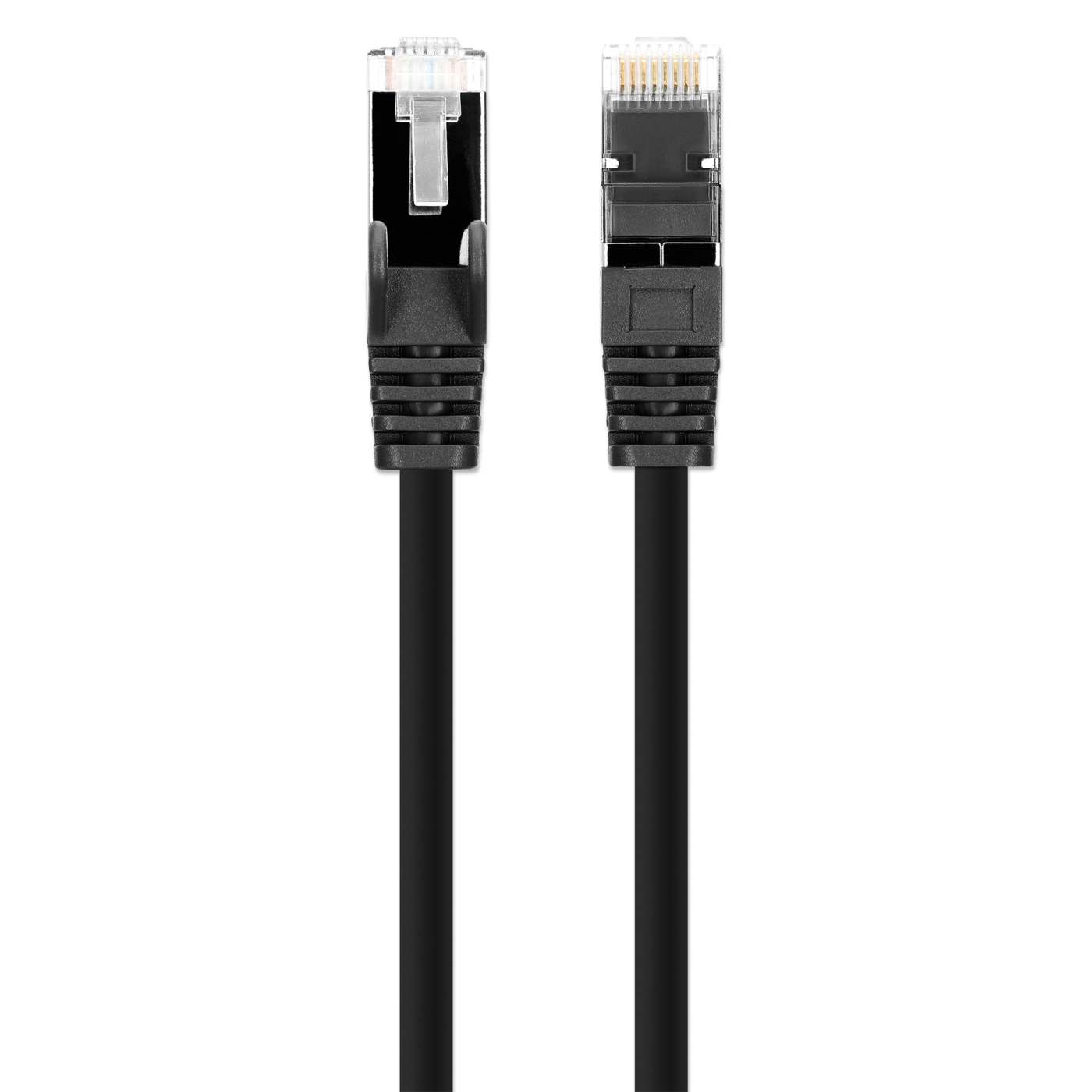 Cat8.1 U/FTP Slim Network Patch Cable, 0.5 ft., Black, 10-Pack Image 4