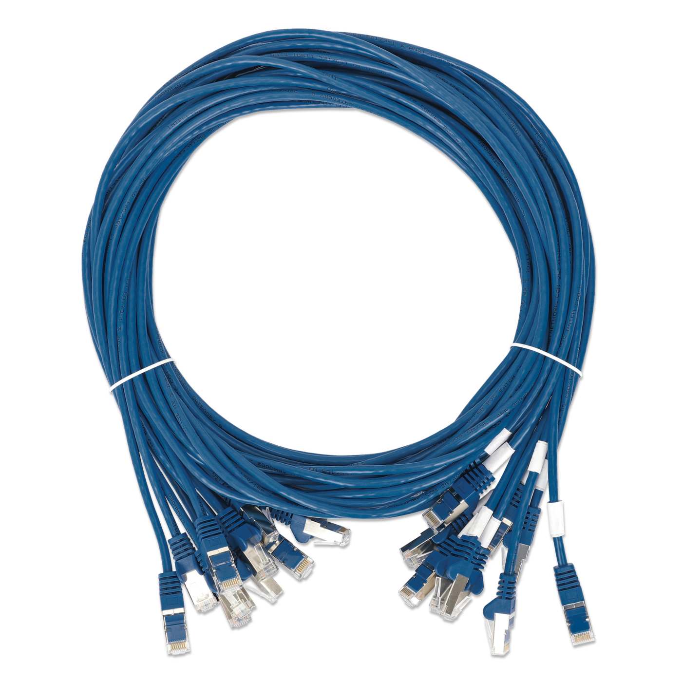 Cat8.1 U/FTP Slim Network Patch Cable, 10 ft., Blue, 10-Pack Image 7