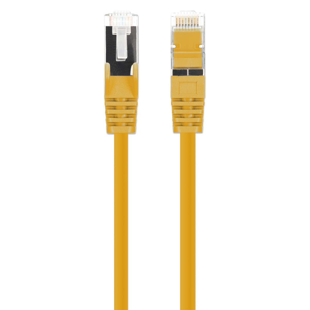 Cat8.1 U/FTP Slim Network Patch Cable, 10 ft., Yellow, 10-Pack Image 4