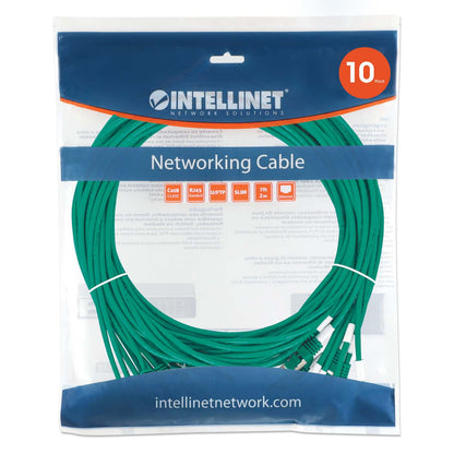 Cat8.1 U/FTP Slim Network Patch Cable, 14 ft., Green, 10-Pack Image 8