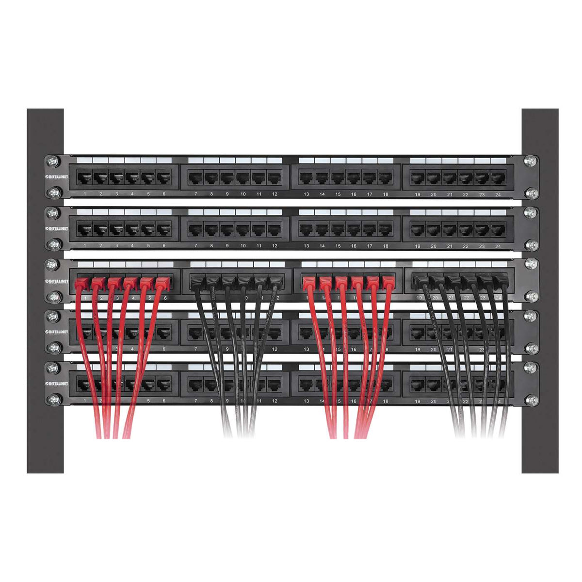 Cat8.1 U/FTP Slim Network Patch Cable, 14 ft., Red, 10-Pack Image 6