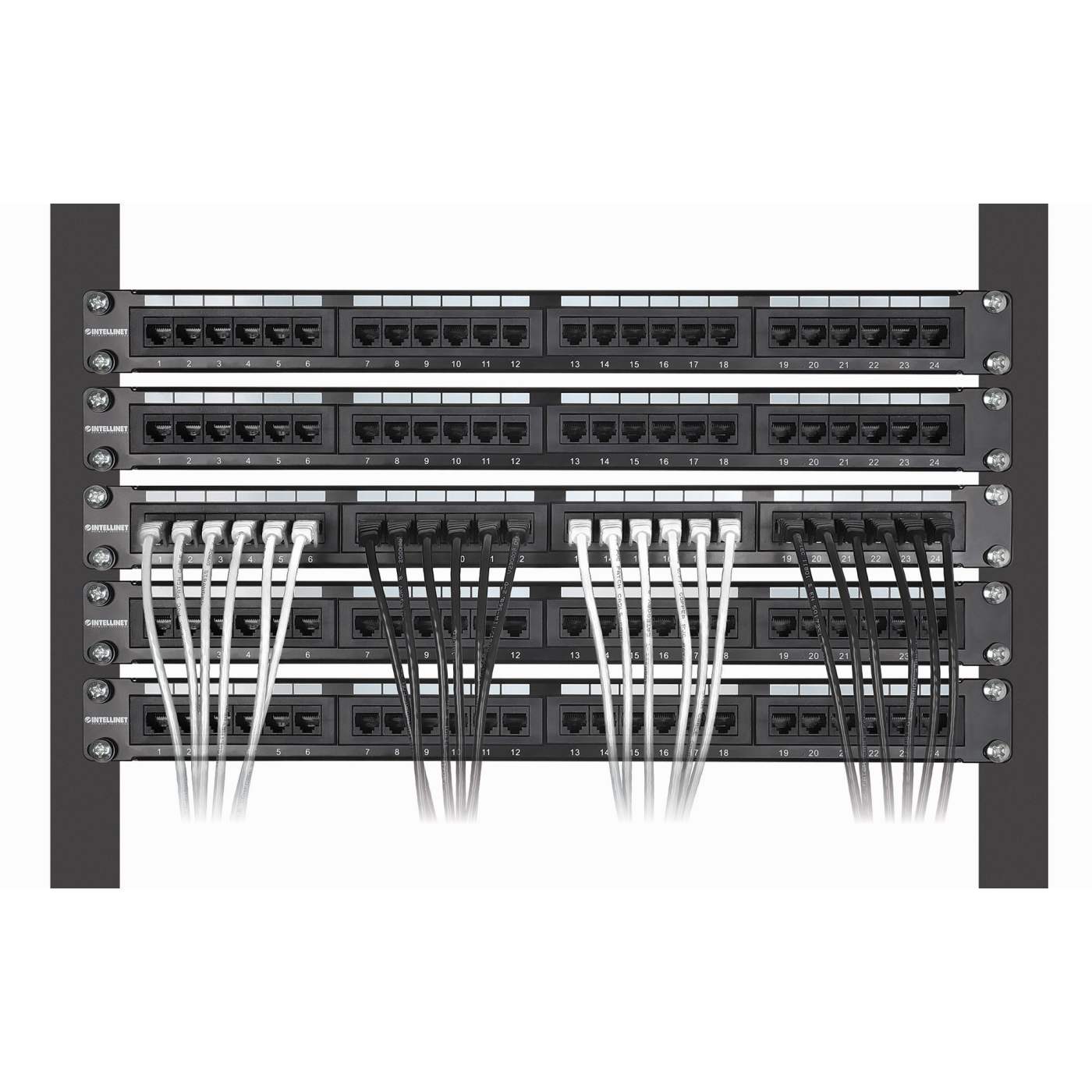 Cat8.1 U/FTP Slim Network Patch Cable, 14 ft., White, 10-Pack Image 7