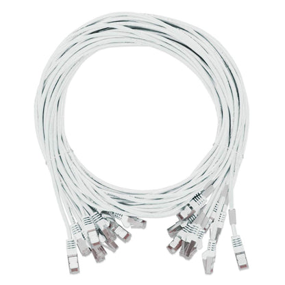Cat8.1 U/FTP Slim Network Patch Cable, 14 ft., White, 10-Pack Image 8
