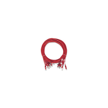 Cat8.1 U/FTP Slim Network Patch Cable, 1.5 ft., Red, 10-Pack Image 7