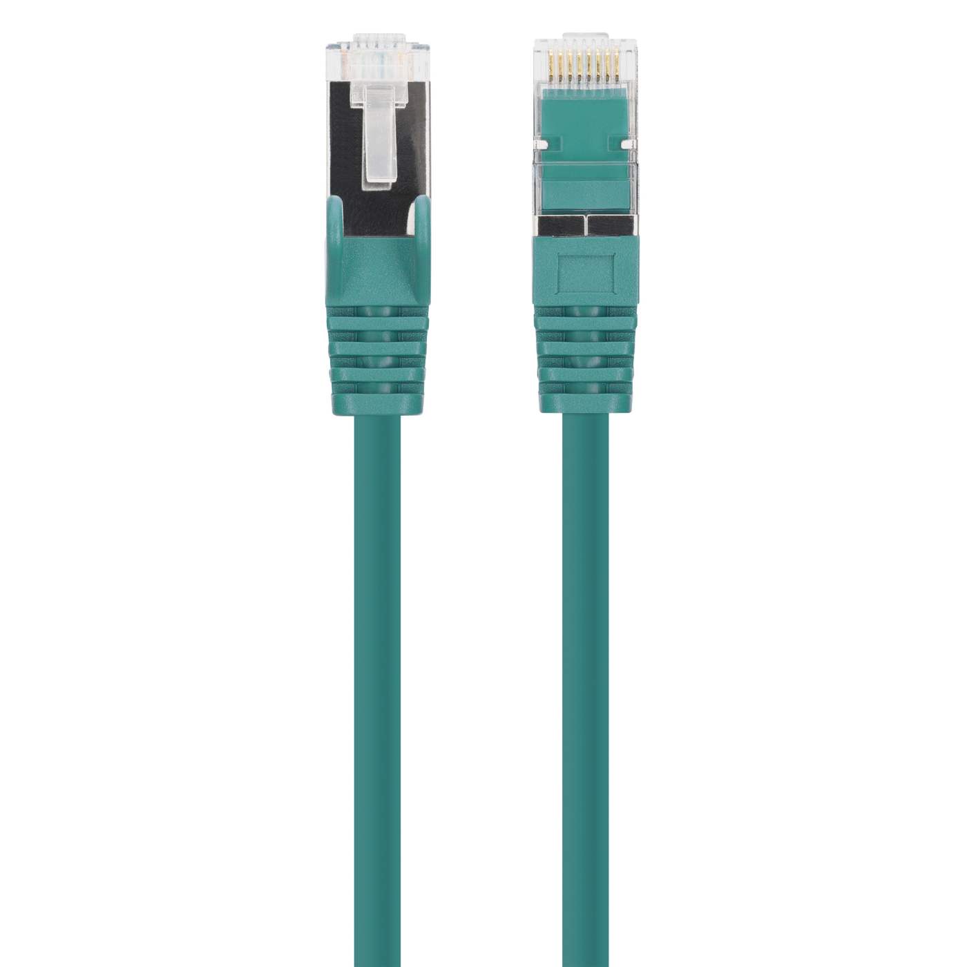 Cat8.1 U/FTP Slim Network Patch Cable, 3 ft., Green, 10-Pack Image 4