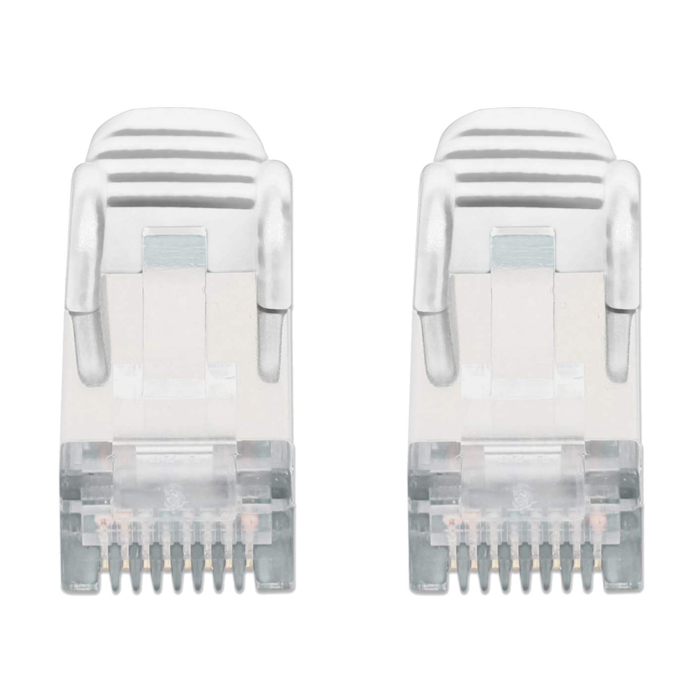 Cat8.1 U/FTP Slim Network Patch Cable, 3 ft., White, 10-Pack Image 6