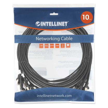 Cat8.1 U/FTP Slim Network Patch Cable, 5 ft., Black, 10-Pack Image 8
