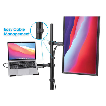 Desktop Combo Mount with Monitor Arm and Laptop Stand Image 10