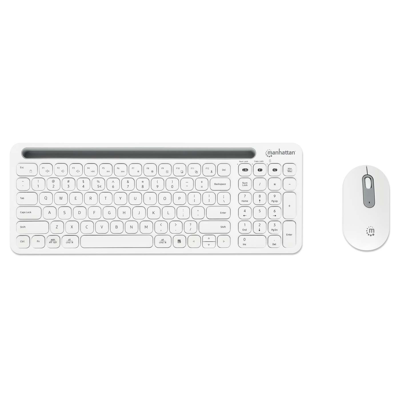 Dual-Mode Multipoint Wireless Keyboard and Mouse Combo Set Image 8