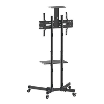 Economy Height-Adjustable Multimedia TV Cart Image 3