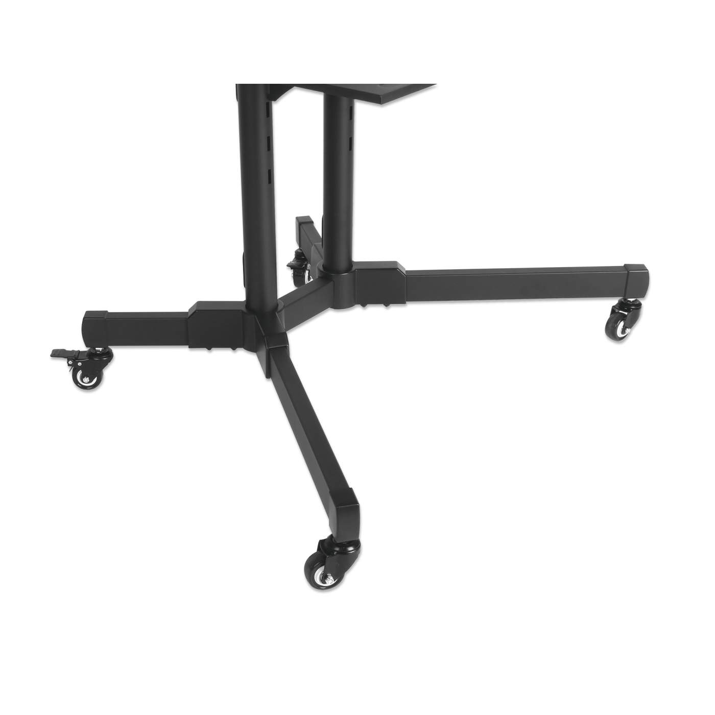 Economy Height-Adjustable Multimedia TV Cart Image 5