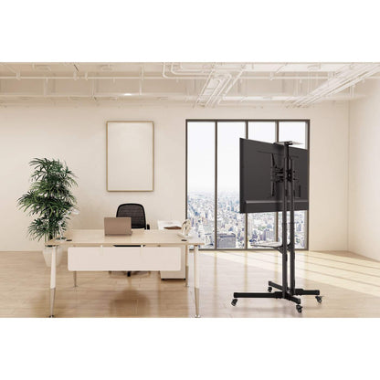 Economy Height-Adjustable Multimedia TV Cart Image 8