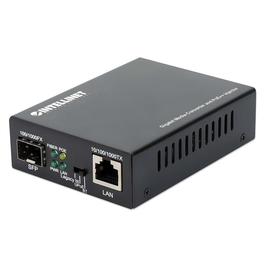 Gigabit Media Converter and PoE++ Injector Image 1