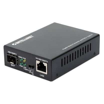 Gigabit Media Converter and PoE++ Injector 90W Image 1