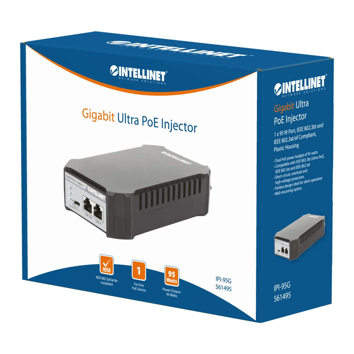Gigabit PoE++ Injector 95W Packaging Image 2