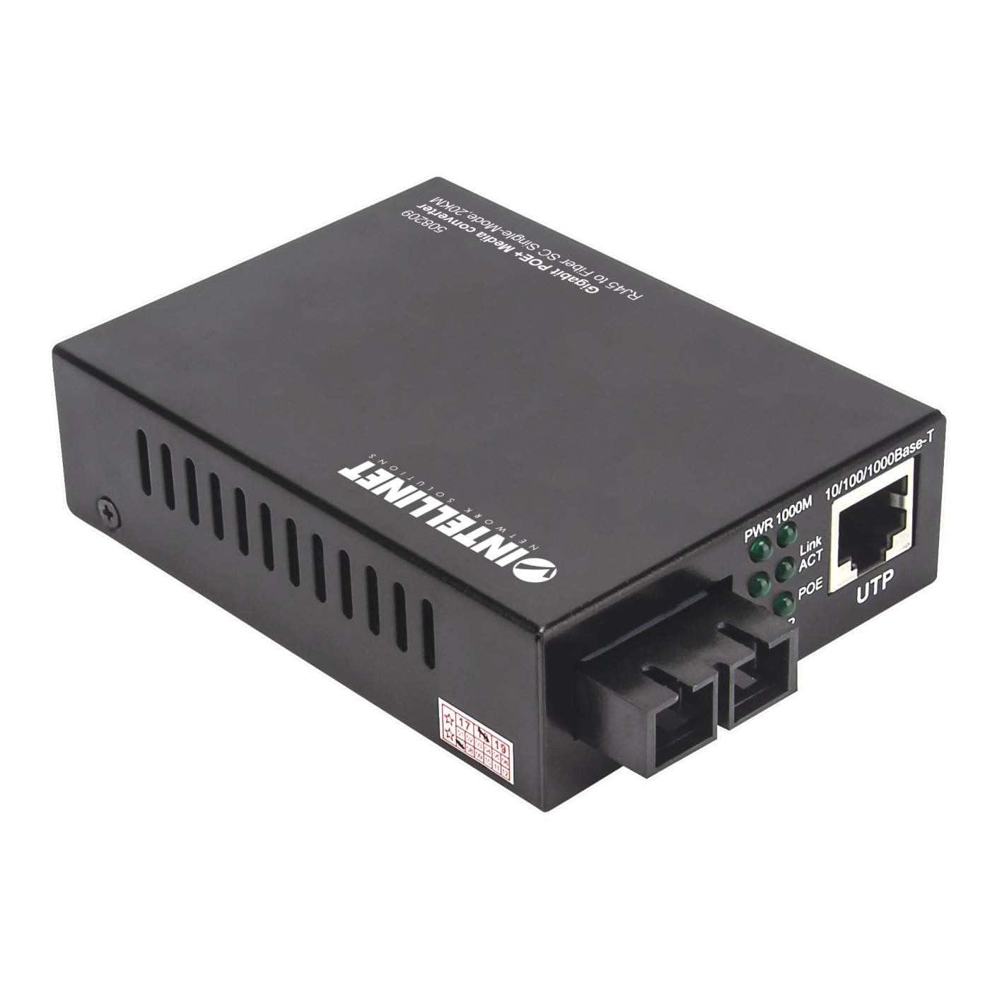 Gigabit PoE+ Media Converter Image 3