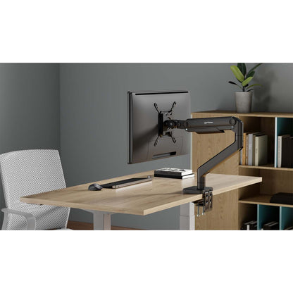 Heavy-Duty Aluminum Mechanical Spring Single Monitor Desk Mount,  for 17" to 49" Displays Image 3