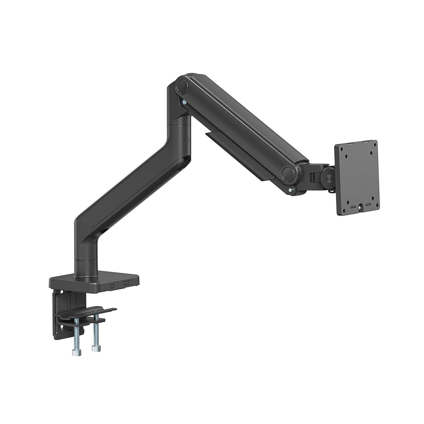 Heavy-Duty Aluminum Mechanical Spring Single Monitor Desk Mount,  for 17" to 49" Displays Image 9